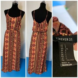 COPY - Beautiful Forever 21 Orange Dress